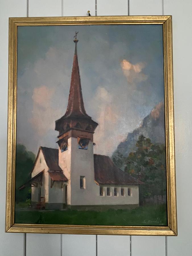 Familienferien Im Chalet Baergli 坎德施泰格 外观 照片